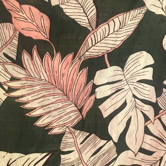 Gianni Bini Button Up High Low Leafy Dress - Picture 8 of 14